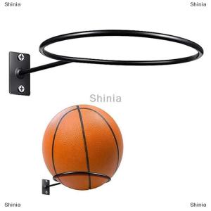 [COD] Shinia ชั้นวางลูกฟุตบอลอเนกประสงค์ชั้นวางลูกบอลติดผนังชั้นเก็บของบาสเก็ตบอลตกแต่งห้องนั่งเล่นประหยัดพื้นที่