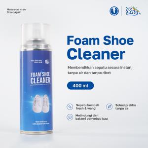 Rnasoap - Foam Shoe Cleaner Sabun Cuci Pembersih Sepatu Praktis Tanpa Bilas 400ml AF