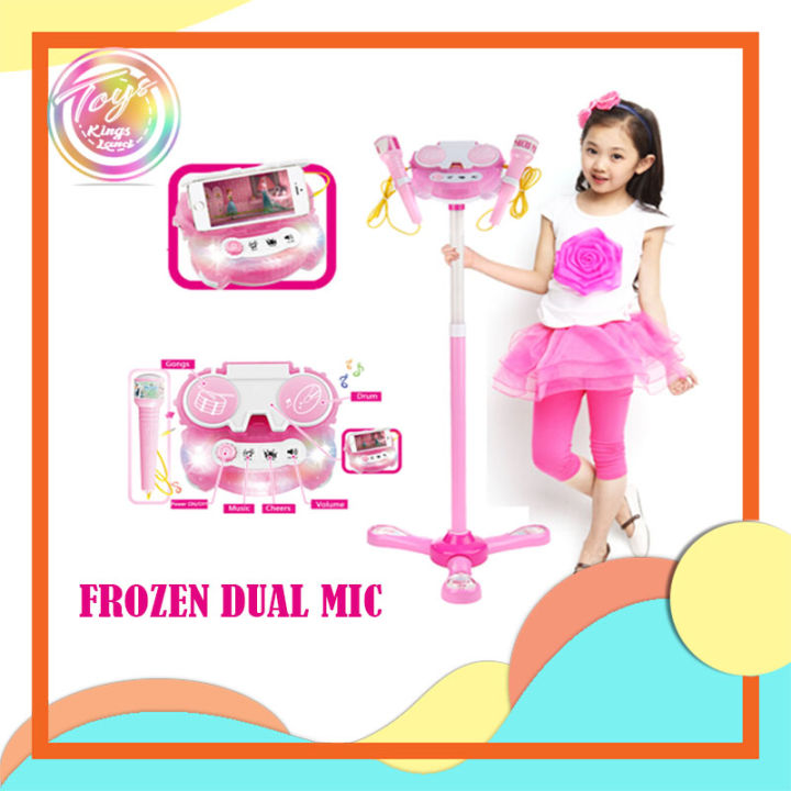 TK Frozen Digital Kids Karaoke Microphone Musical Toys Disco MP3