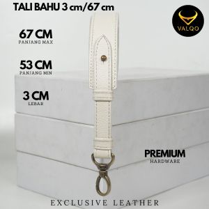 [VALQO] Tali Bahu Lebar 3 cm Panjang 82 CM Kulit Sapi 2 Lapis Tali Shoulder Tali Tote Bag Tas Bahu Wanita