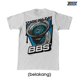 Kaos Velg Mobil Static all Day BBS Kaos Otomotif by Triple A Distro