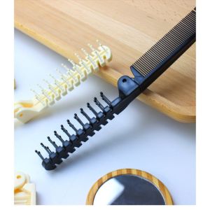 Folding Hair Comb Anti Static Hair Comb Portable Hair Comb Pocket Travel Massage Styling Comb Portable Folding Anti Static Hair Comb Pocket Travel Scalp Massage Styling Comb for Women Men Daily Use