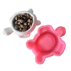 Tortoises Shape Silicone Cup Molds for Holder Flower Planter Case Gypsum Silicone Molds