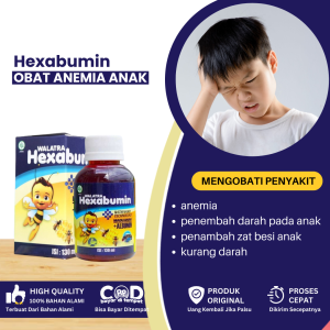 Obat Anemia Untuk Anak Suplemen Penambah Darah Pada Anak Vitamin Penambah Darah Anak Penambah Zat Besi Anak Kurang Darah Sirup Penambah Darah Untuk Anak Obat Anak Pusing - Walatra Hexabumin