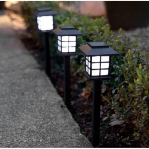 LAMPU TAMAN TENAGA SURYA SOLAR CELL LAMPU KEBUN LAMPU TANCAP