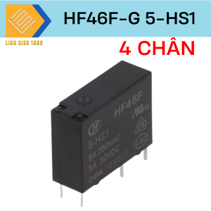 HF46F-G 5-HS1 rơ le 5VDC 7A CHINA có 4 chân