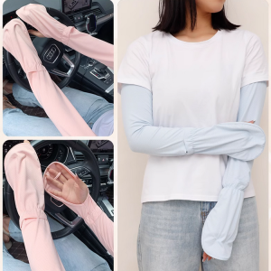 ถุงมือไหมน้ำแข็งป้องกันรังสียูวีหลวมสำหรับผู้ชายและผู้หญิงในฤดูร้อน