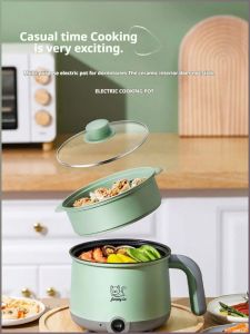 Electric Kettle Dry Burn Protection Stainless Steel Steamer Electric Stew Pot Split Power Cord