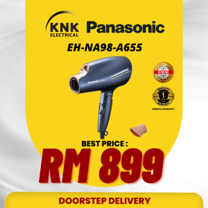 Panasonic 1800W EH-NA98  Nanoe™ Hair Dryer Double Mineral Ions/UV Protection/Powerful Pengering Rambut (Ready Stock)