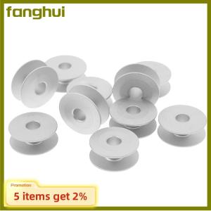 fanghui 10 chiếc suốt chỉ nhôm công nghiệp 21mm cho ca sĩ Brother dụng cụ máy may