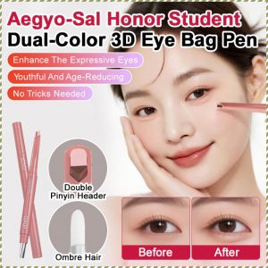 Eyeliner 3d Silhouette Silky Smooth Eye Makeup Pen Waterproof and Sweatproof Non-staining Two-in-one