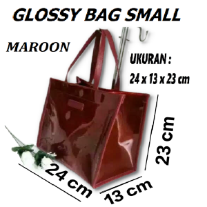 TAS MARCELLIVO GLOSSY SMALL MAROON