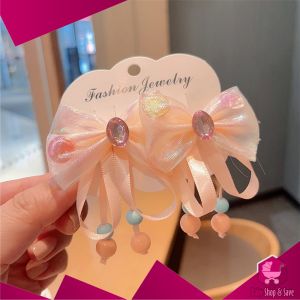 BabyShop-C1156 Jepitan Pita Anak Ikat 2 Set Aksesoris Rambut Anak Perempuan / Jepit Pita 2pcs Set