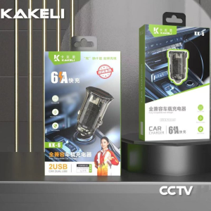 Tẩu sạc nhanh dây sạc điện thoại laptop trên xe hơi và ô tô thương hiệu Kakeli (mẫu mới)