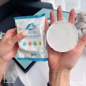 Khăn tắm nén du lịch cotton lớn 70x140cm dùng một lần loại lớn dày nặng 90g ❖KHĂN NÉN KHÁCH SẠN ❖