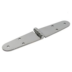 MirrorPolished Hinge Steel Mount Hardware Hinges Cabinet Stainless Hatches Marine Hinge Strap for Boats/Yachts
