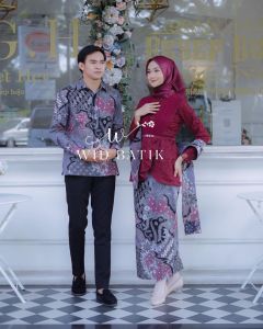PROMO COD / BAJU BATIK 1 SET Terbaru - BAJU PESTA - seragam kondangan motif terbaru / FASHION BAJU KAPEL SARIMBITAN MODERN BATIK / DRESS BATIK PREMIUM TERBARU PAPA MAMA KEREN ACARA FORMAL DAN NON FORMAL AVEENA