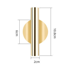 Nordic Style Wall Mounted Flower Tube Non Perforated Metal Vase Decoration Holder to Display Dried Flowers Fake Flowers
