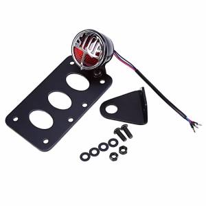 ดัดแปลงรถจักรยานยนต์ cafe ไฟท้ายกาแฟสไตล์เร   ฮา ครูซ ปริ๊นซ์ เมทัล STOP ไฟท้ายเบรกแบบกลม #