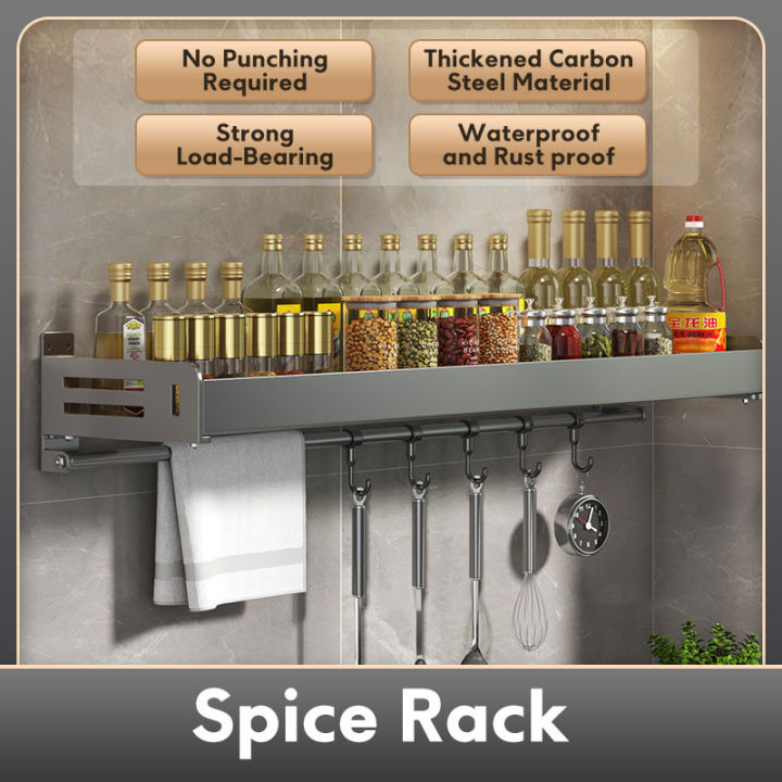 JYZ Multifunctional Kitchen Organizer Spice Rack Wall Mounted ...