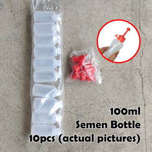 GLP Semen Squeeze Bottle 100ml | Swine Artificial Insemination Pig Foam Catheter | SUMPIT Tools