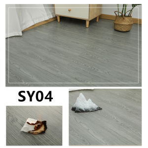 1 BOX (36 Pcs) PVC Floor Vinyl Lantai Stiker 92cmX16cm Vynil Flooring Stiker Lantai Vinyl tahan air tahan rayap Lantai Motif Kayu Perekat diri tanpa lem