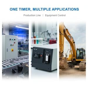 LEI Industrial Hour Meter Quartz Counter 6 Digits 100-250V Fully Sealed Water Resistant Monitoring Tool