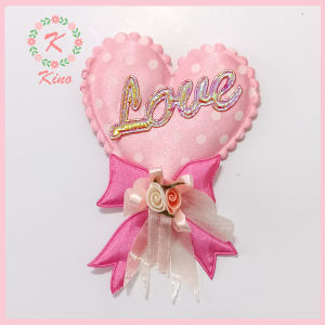 [SIAP KIRIM] patch aplikasi hati lebar 2-3cm hiasan seserahan aksesoris hamper souvenir pernikahan