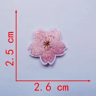 1 Miếng Dán Ủi Quần Áo Hình Hoa Anh Đào sakura Nhật bản Xinh Xắn