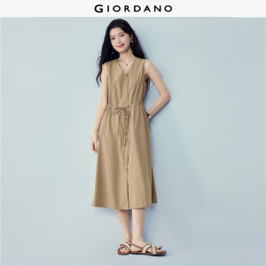 Giordano Beau Monde Women Women Dress - V-Neck Free Shipping 13466261