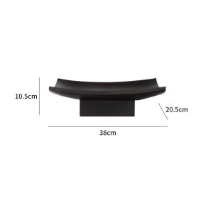 xpkQ Resin Retro Style Household Fruit Plates Luxury Living Room Coffee Table Snack Plates Desktop Ornament Classical Room Decoration 2B5Z7