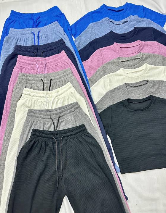 NEW%20TRENDY%20TERNO%20WAFFLE%20%20LAZY%20OUTFIT%20TOP%20AND%20PANTS.%20-%20Image%206