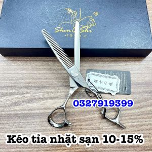 ShenQiShi Kéo tỉa nhặt sạn Chiến Binh 6.0 in thép nhật S440C độ cứng 62HRC lưỡi kéo sắc bén thiết kế tay cầm thuận tiện kéo tỉa tóc 10-15%