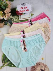 Combo 10 Quần Lót Nữ From To Thông Hơi Hoa Gấm Thoáng Mát Thấm Hút Mồ Hôi Size từ 50-62 Kg [88639] - Đồ Lót Quỳnh Nhi