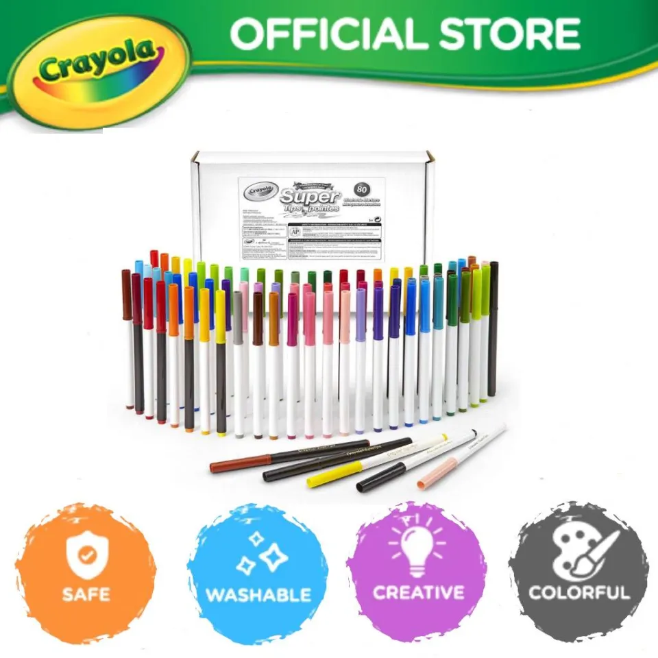 Crayon Super Tip Markers Crayola Crayola Super Tips Washable