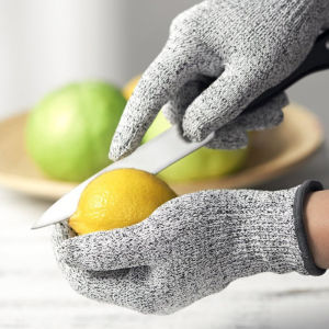 Christmas gift 【AYLMER】 HPPE Level 5 Safety Anti Cut Gloves High-strength Industry Kitchen Gardening Anti-Scratch Anti-cut Cutting Multi-Purpose