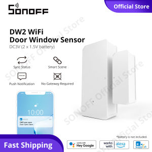 SONOFF DW2 WiFi Wireless Door Window Sensor Smart Home Security Accessories eWeLink APP Check Status Receive Alert Notification No Gateway Required