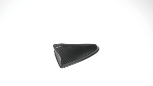 mv1 For Genesis G70 2018-2025 Dry Carbon Fiber Car Roof Racks Shark Antenna Signal Aerials Stickers Fin Cover Trim Accessories Z8K2H