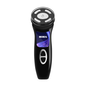【free gel】Newest Wireless 4 IN 1 Mini HIFU Machine 4nd Generation EMS Pulse Warm Up Facial Massager for Faces and Body Ultrasound Beauty Device