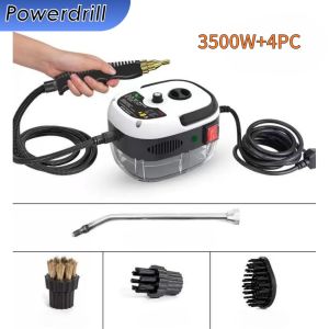 6500W Pressure Steam Cleaner Handheld High Temp Portable Cleaning Machine 6-gears Adjustable Home Car Kitchen Bathroom Furniture