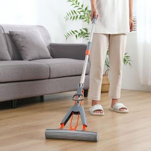Mop Squeezer Hand Wash-Free Lazy Sponge Mop Household Wet and Dry Water Absorption KMV Trading