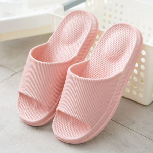 Free Shipping Lidani Home Slippers Massage Slippers For Women Summer EVA Bathroom Slippers Couple Slippers Korean-Style Thick-Soled Slippers