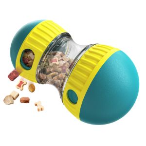 Lovinland Dog Food Puzzle Toy Adjustable Treat Dispensing Food Dispenser Slow Feeder Bowls Puppy Enrichment Toy Ball Dog Interactive Chase Training Toys for Small Medium Large Dogs Reducing Boredom and IQ Training Toys