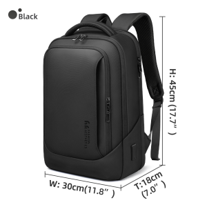 Hk Fashion Backpack for Men Waterproof 15.6 inch Laptop Backpack with USB Charging Business Travel Backpack Male Large Capacity School Bag