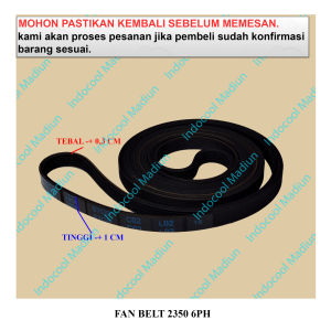 FB62350 LINDEN MESIN CUCI / V BELT MESIN CUCI / FAN BELT 2350 6PH