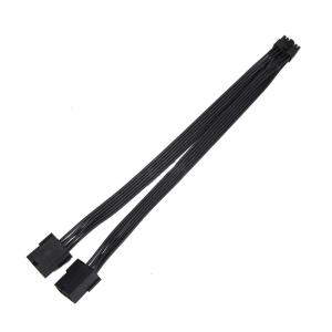 Dual PCIE GPU 6Pin 8Pin to Mini 12Pin male GPU Power Adapter Cable