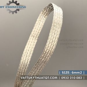 Dây đồng bện mạ thiếc tiết diện 6mm2 | Bán lẻ đoạn 1M 5M
