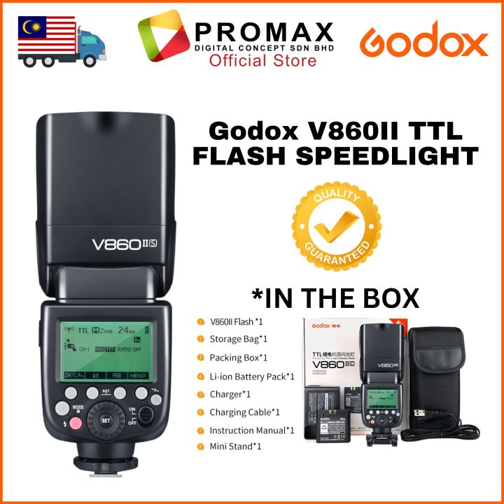 Godox V860III-C 2.4G E-TTL Li-ion Speedlite Flash For Canon Cameras – 60 GN