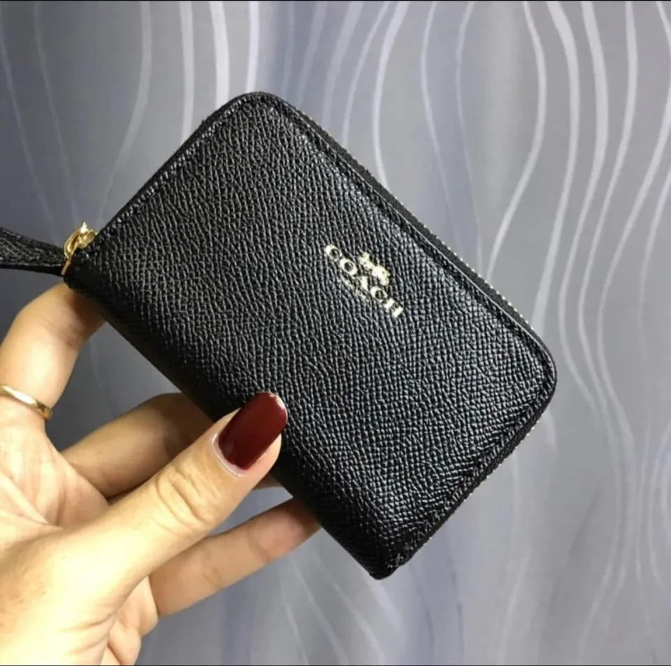 Leather wallet Coach Black in Leather - 41838523