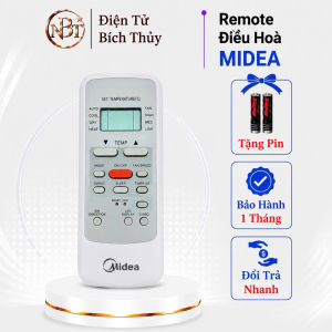 Điều khiển điều hoà Midea Mã 02 remote máy lạnh Midea - tặng kèm pin - T&U Remote
